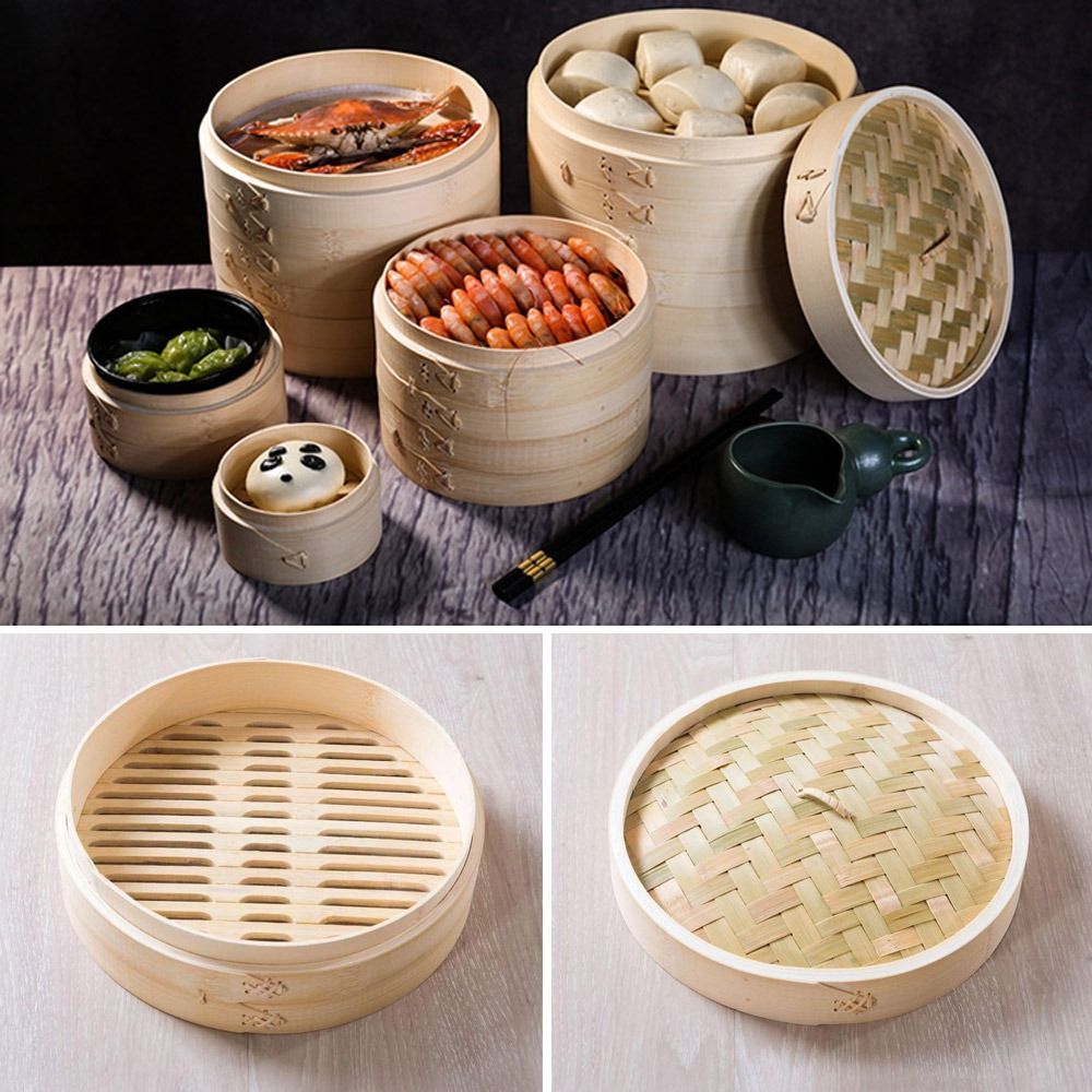 Chinese Steamer Bamboo Steamer - Bao Steamer Bamboo ulasan dan harga