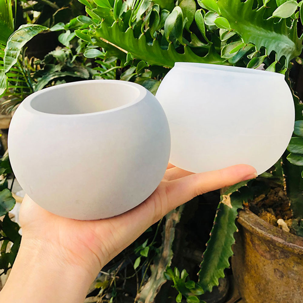 Spherical Flowerpot Silicone M - Potsticker Mold ulasan dan harga
