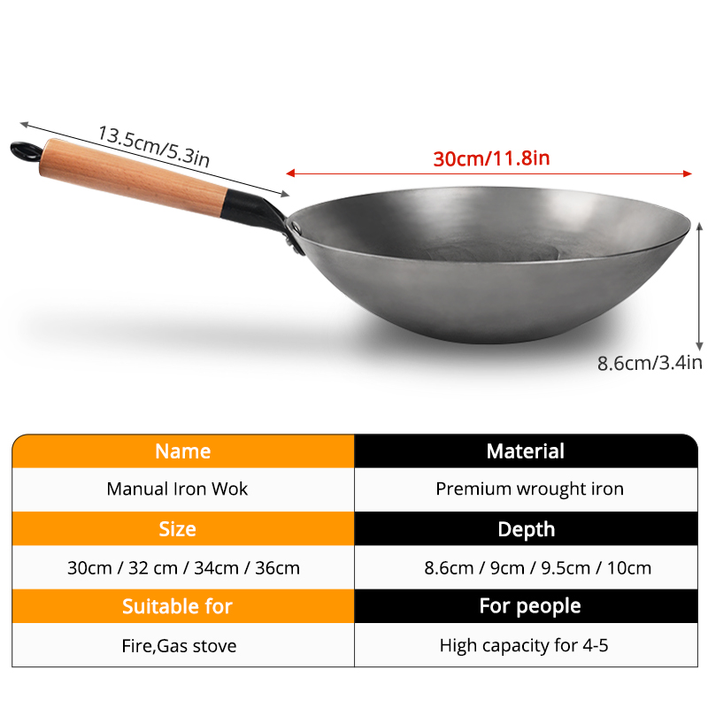 Chinese Iron Wok Handmade Forg - Cast Iron Corn ulasan dan harga