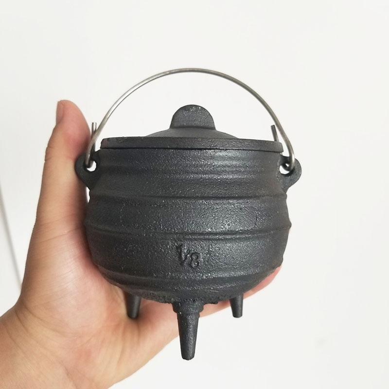 Medium 1/8# Cast Iron Cauldron - Cast Iron Corn ulasan dan harga