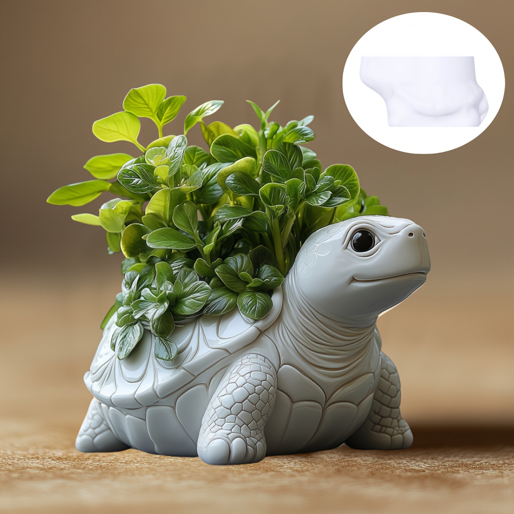 Cute turtle succulent plant fl - Potsticker Mold ulasan dan harga