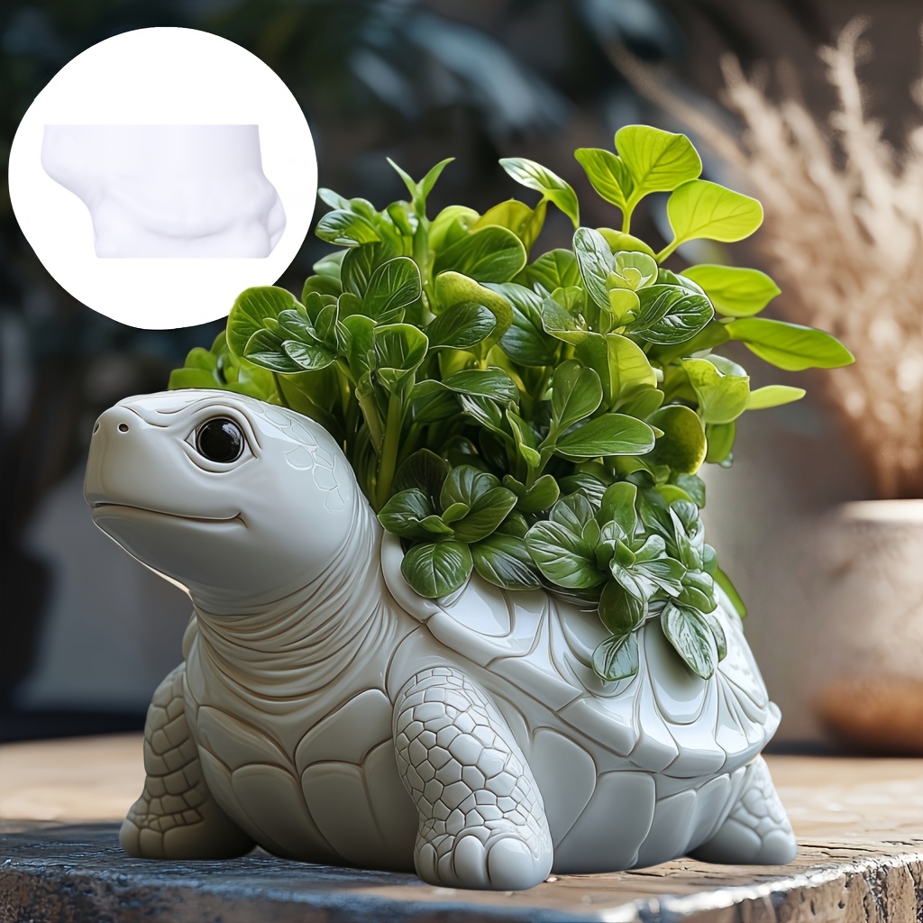 Cute turtle succulent plant fl - Potsticker Mold ulasan dan harga