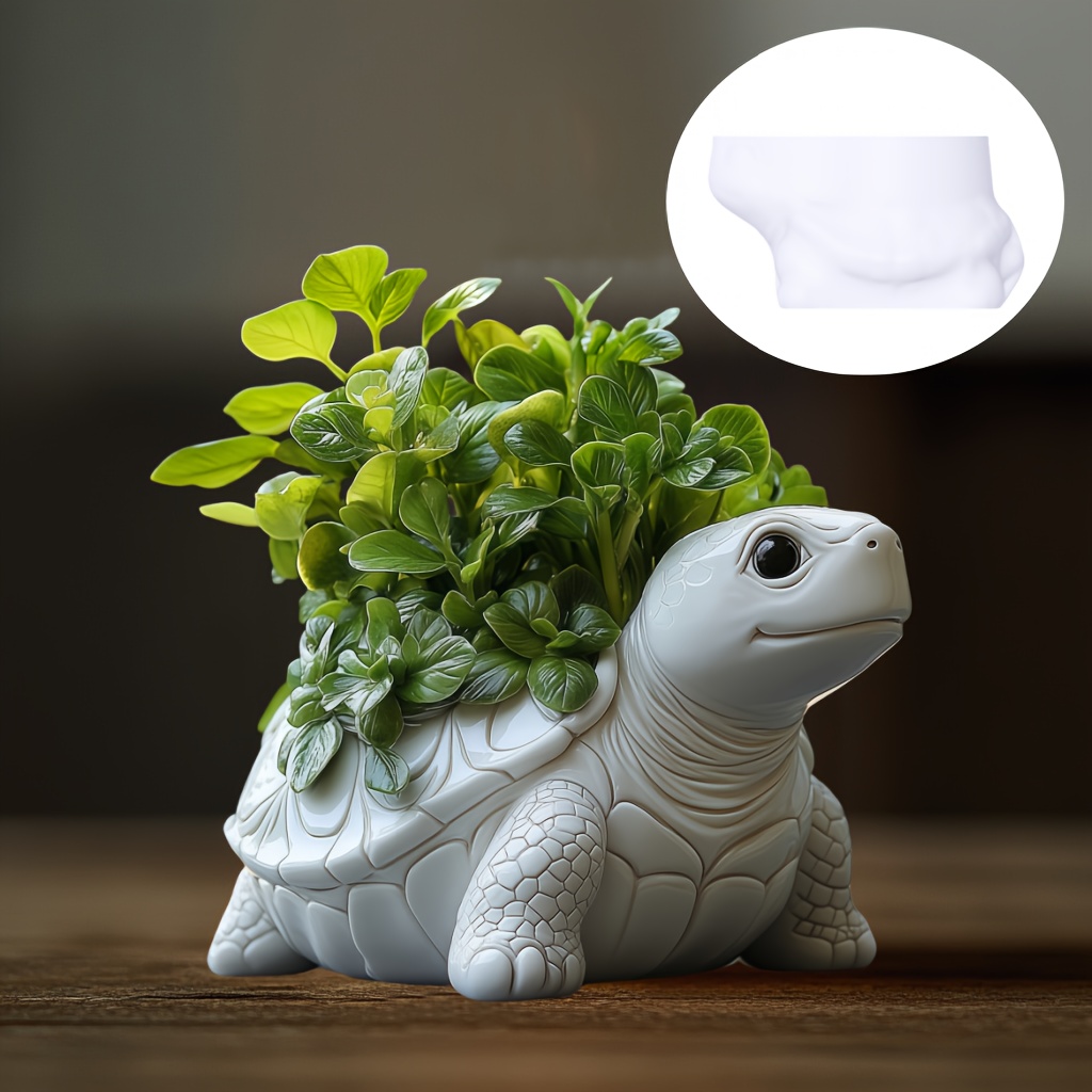 Cute turtle succulent plant fl - Potsticker Mold ulasan dan harga