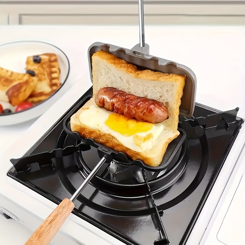 1pcs Breakfast Sandwich Maker  - Hot Dog Press ulasan dan harga