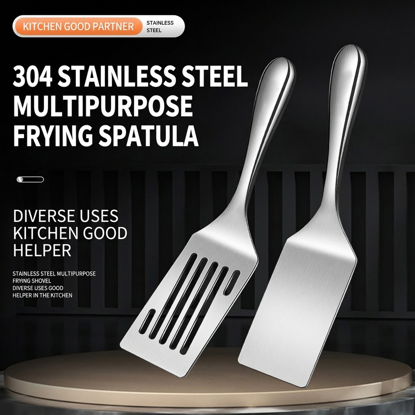 Stainless Steel Spatula Short  - Okonomiyaki Spatula ulasan dan harga
