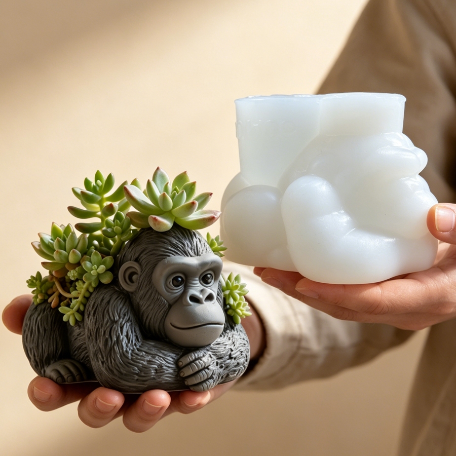 Lying nest gorilla succulent p - Potsticker Mold ulasan dan harga