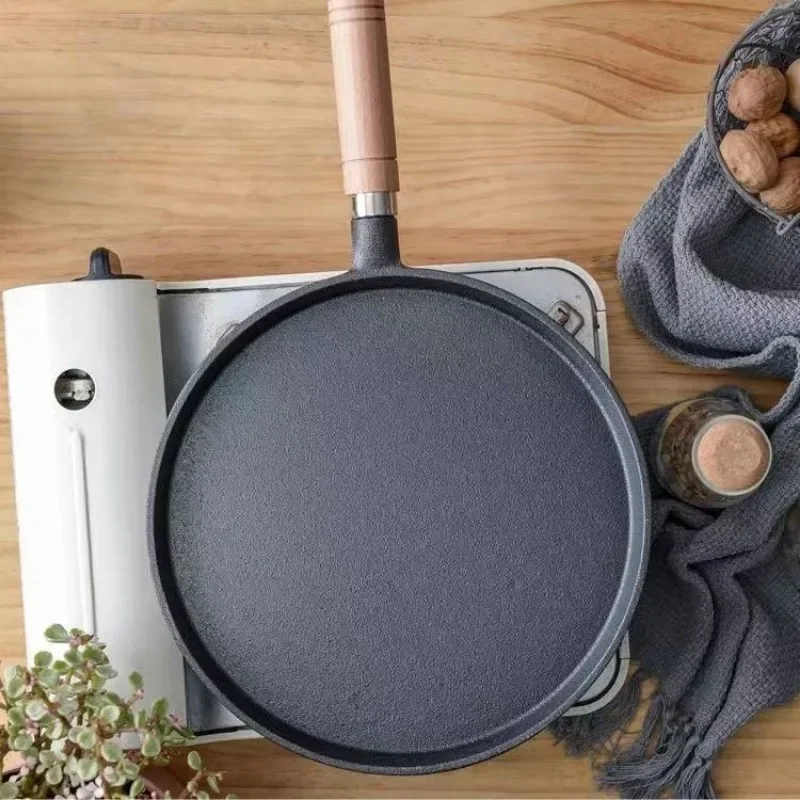 20cm Cast Iron Skillet Wooden  - Cast Iron Corn ulasan dan harga